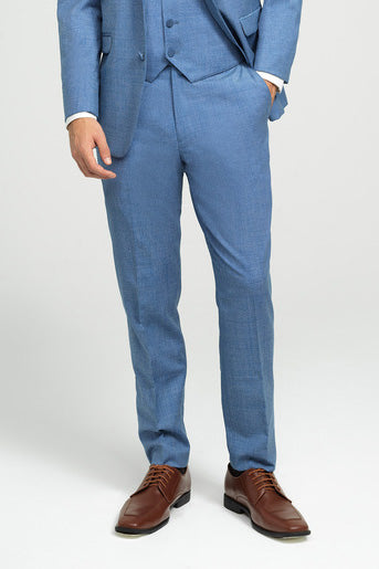 Allure Men Brunswick Cornflower Slim Suit Pants 46 Long Slim Allure Men Brunswick Cornflower Slim Suit Pants 46 Long Slim