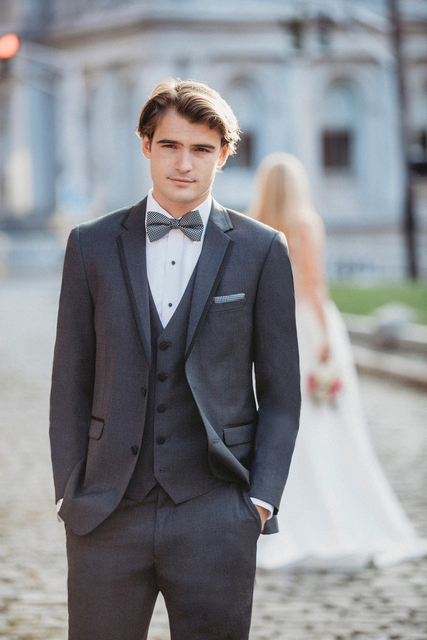 Set Near Me Suit Vest With Bow Tie 10I Royal Blue Solid Vest