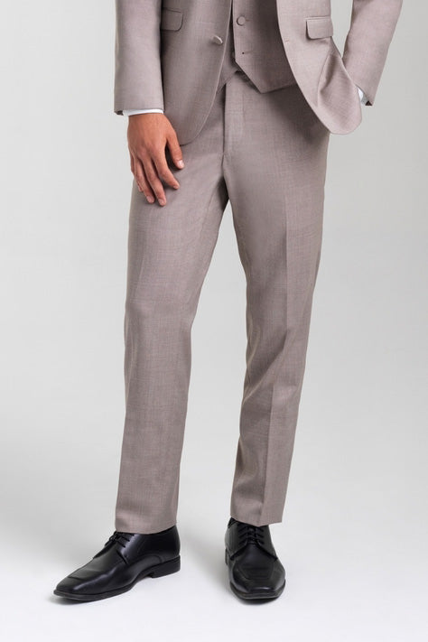 Allure Men "Brunswick" Sand Ultra Slim Suit Pants