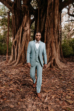 Allure Men "Brunswick" Sea Glass Slim Suit Pants