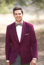 Allure Men "Venice" Cranberry Velvet Dinner Jacket (Separates)