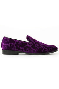 Amali "Bryant" Purple Tuxedo Shoes