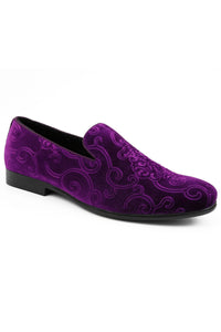 Amali "Bryant" Purple Tuxedo Shoes