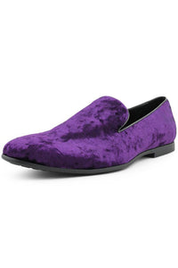 Amali "Hauser II" Purple Tuxedo Shoes