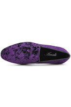 Amali "Hauser II" Purple Tuxedo Shoes