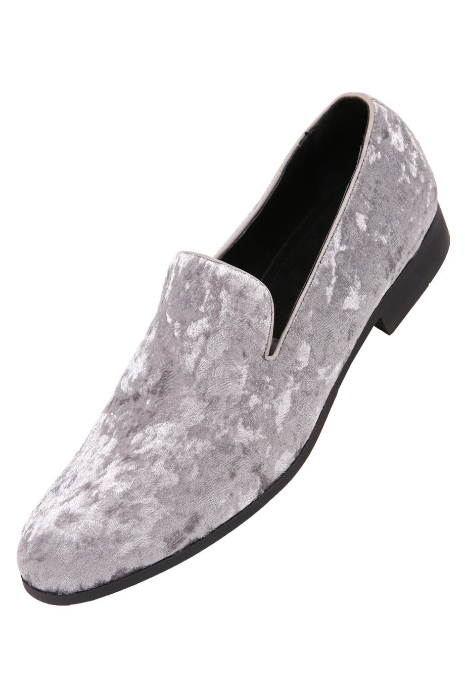 Amali "Hauser II" Silver Tuxedo Shoes