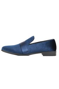 Amali "Knight" Navy Tuxedo Shoes
