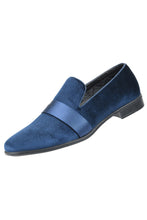 Amali "Knight" Navy Tuxedo Shoes