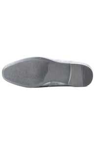 Amali "Knight" Silver Tuxedo Shoes