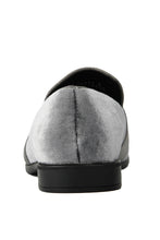 Amali "Knight" Silver Tuxedo Shoes