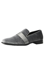 Amali "Knight" Silver Tuxedo Shoes