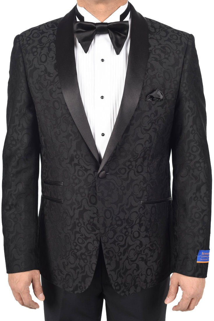 Berragamo "Mystic" Black 1-Button Shawl Tuxedo