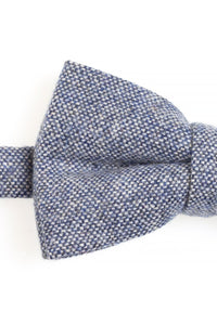 BLACKTIE Blue Tweed Bow Tie