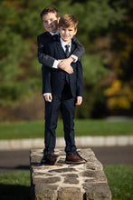 BLACKTIE "Liam" Kids Midnight Blue Suit (5-Piece Set)