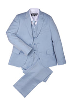 BLACKTIE "Liam" Kids Powder Blue Suit (5-Piece Set)