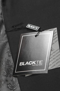 BLACKTIE "Notch Satin Edge" Black Tuxedo Jacket
