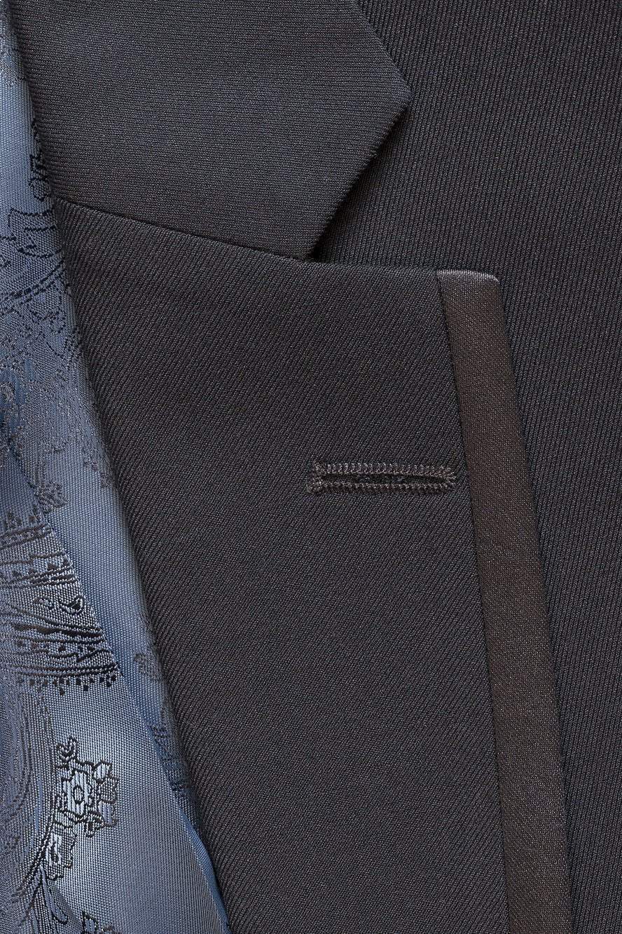BLACKTIE "Notch Satin Edge" Midnight Navy Tuxedo Jacket
