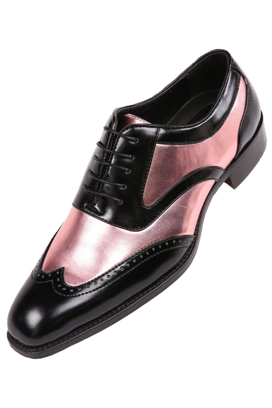 Bolano "Lawson" Pink Tuxedo Shoes