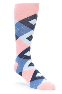 Bold Socks Pink Blue Bold Argyle Socks