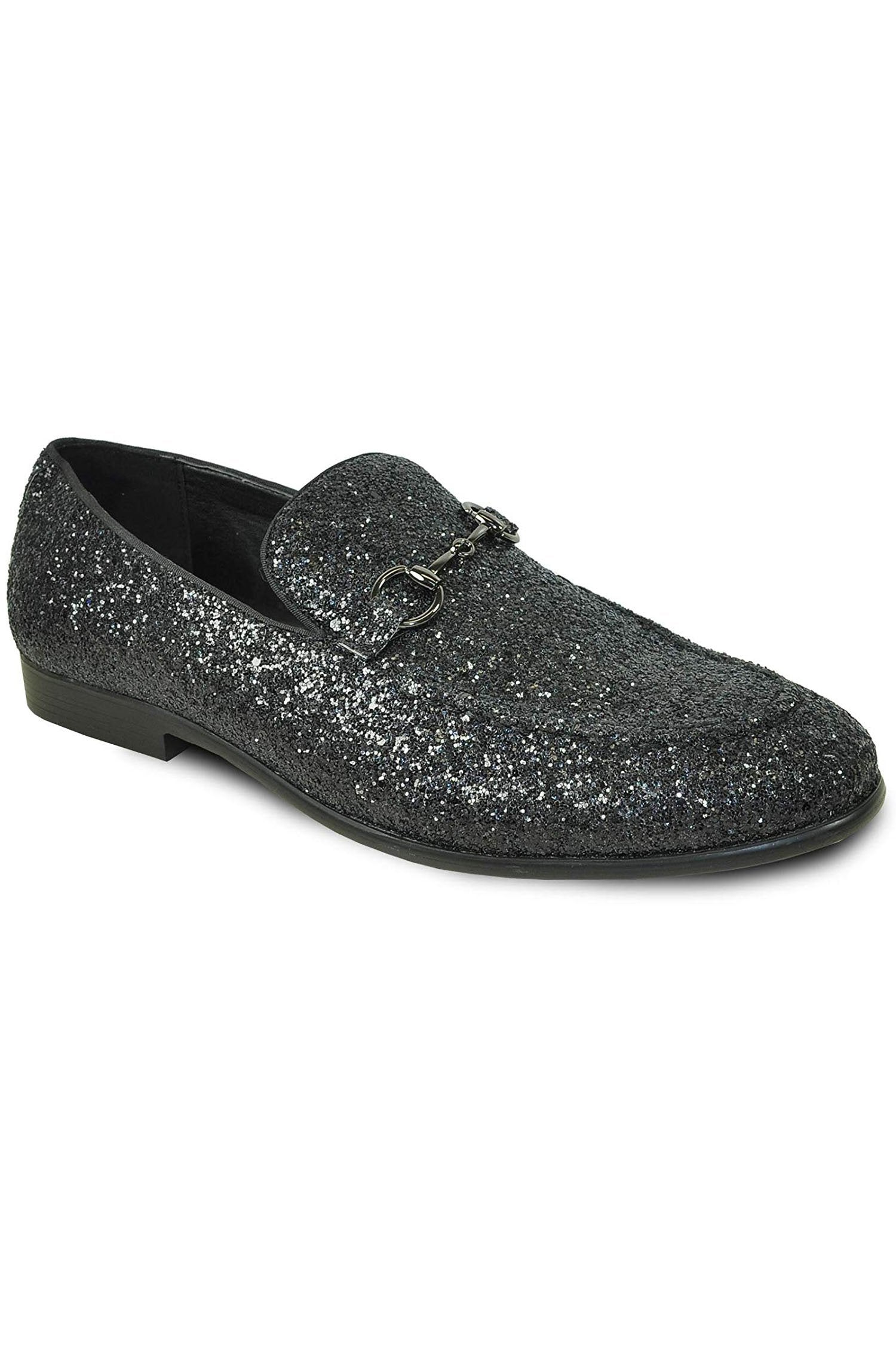 Sparkly black loafers outlet