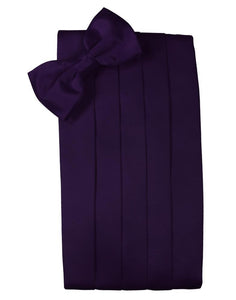 Cardi Amethyst Luxury Kids Satin Cummerbund