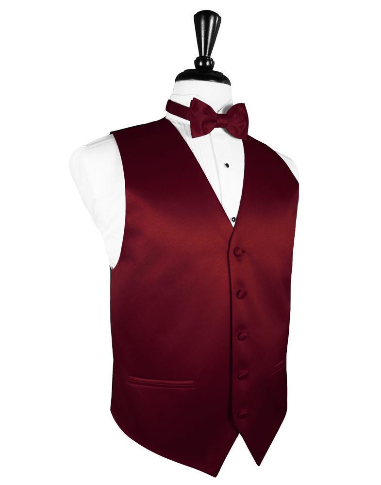 Red on sale wedding vest
