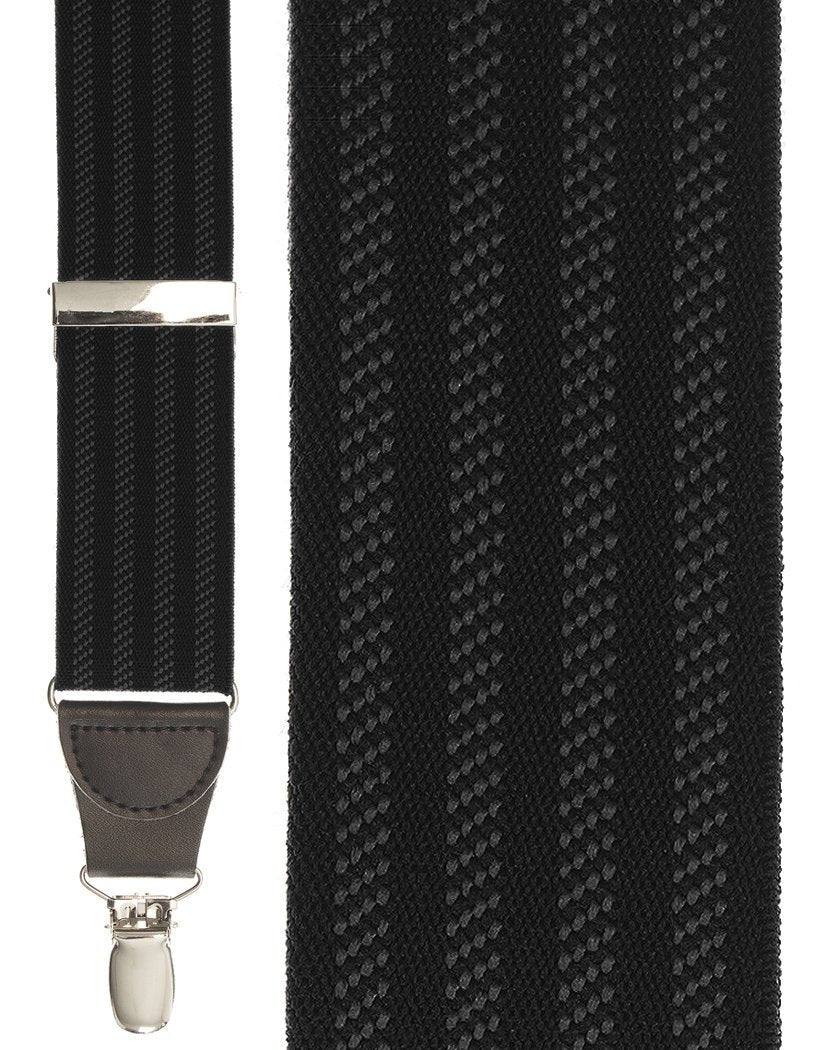 Cardi "Black Four Stripe" Suspenders