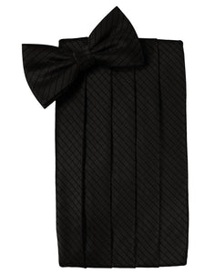 Black Palermo Cummerbund