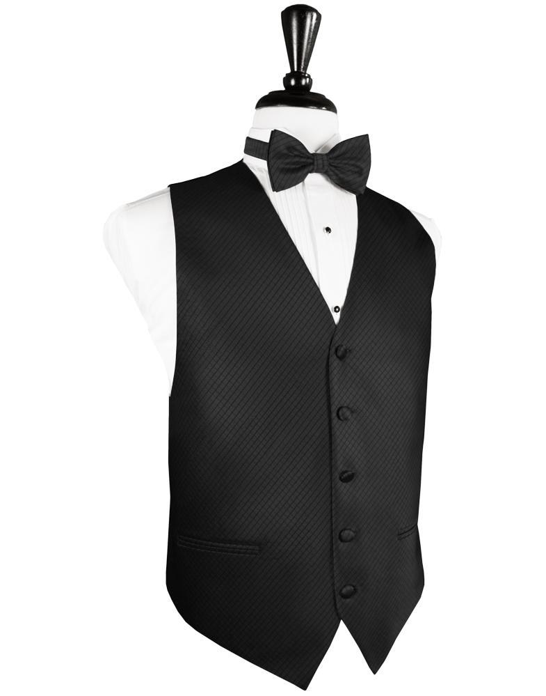 Black Palermo Tuxedo Vest