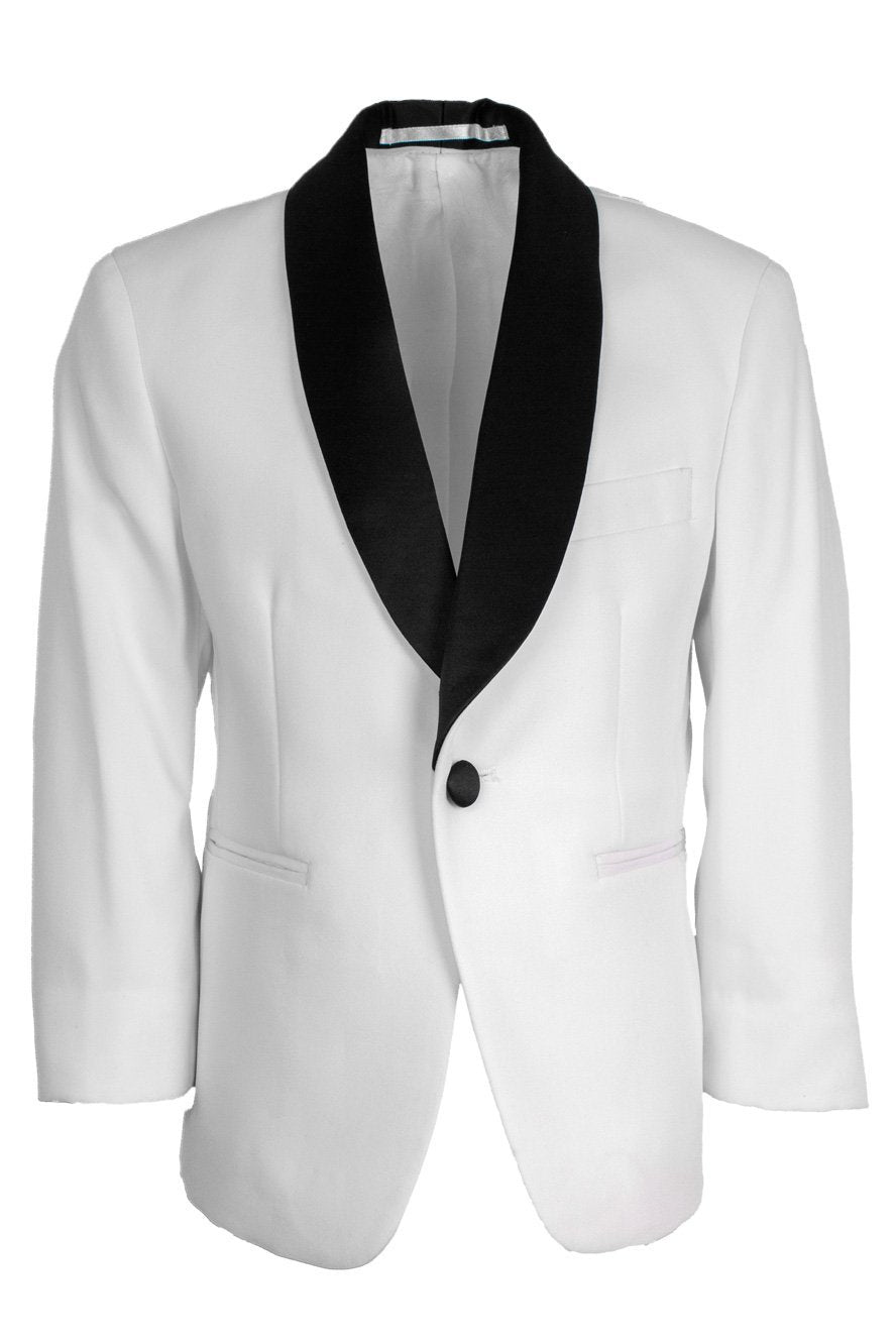 Cardi "Bradford" Kids White Tuxedo Jacket (Separates)