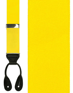 Cardi "Bright Yellow Grosgraine Ribbon II" Suspenders