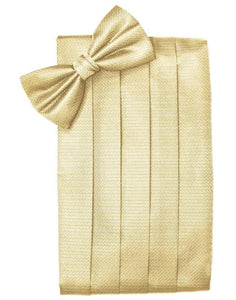 Buttercup Herringbone Cummerbund