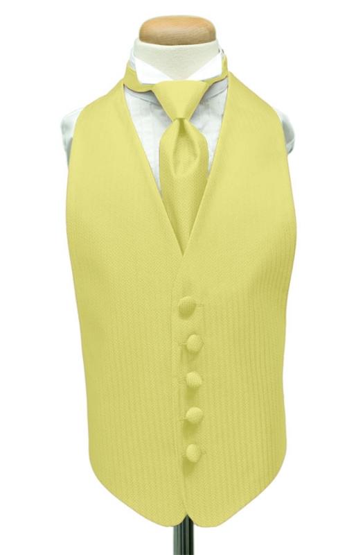 Cardi Buttercup Herringbone Kids Tuxedo Vest