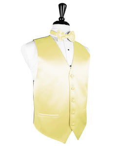 Canary Luxury Satin Tuxedo Vest