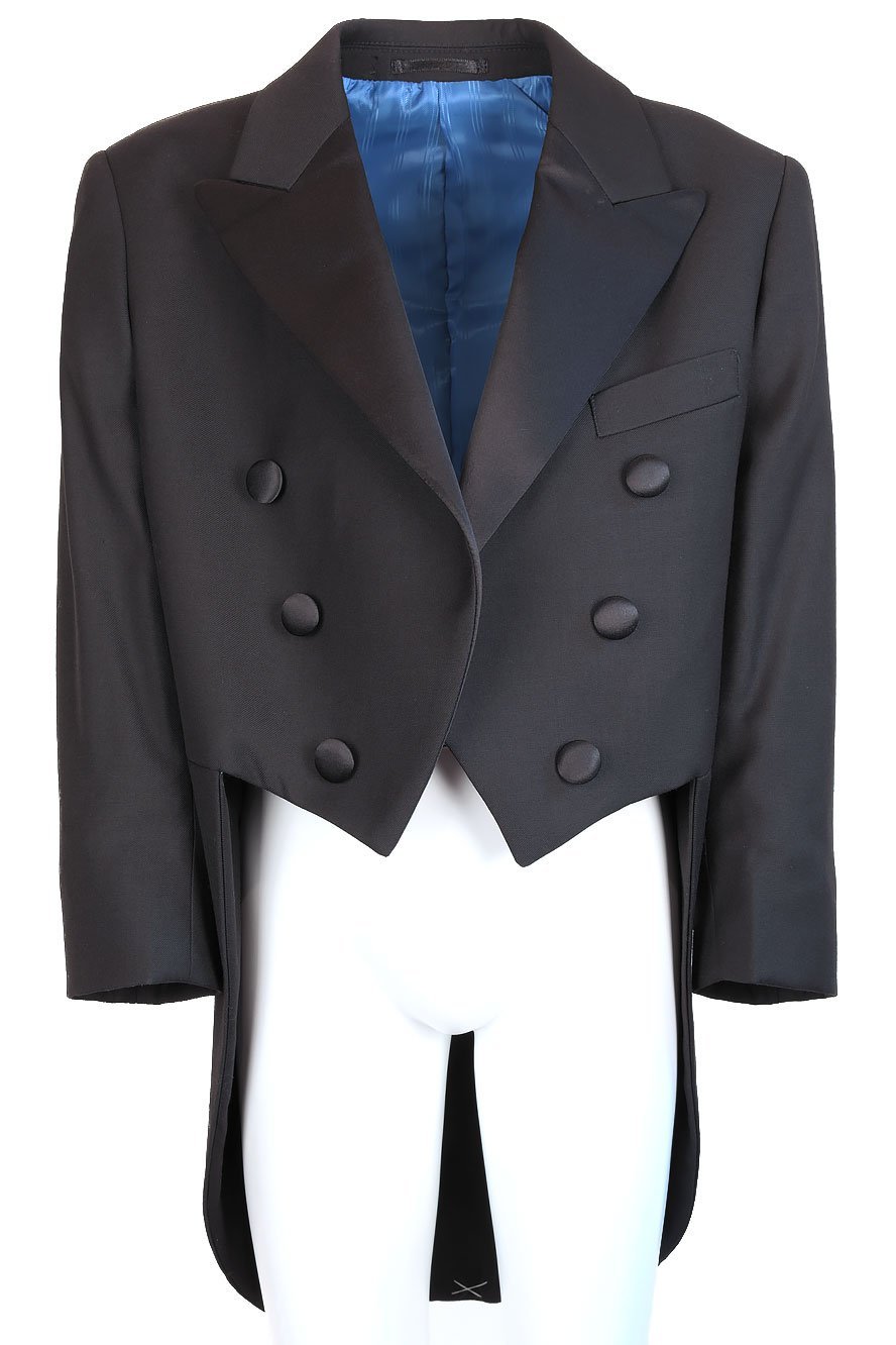 Cardi "Capri" Kids Black Tailcoat Tuxedo Jacket (Separates)