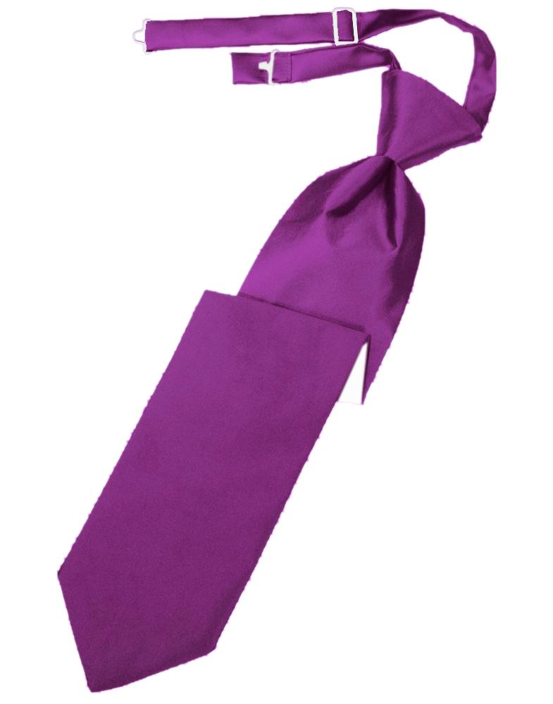 Cardi Cassis Luxury Satin Kids Necktie