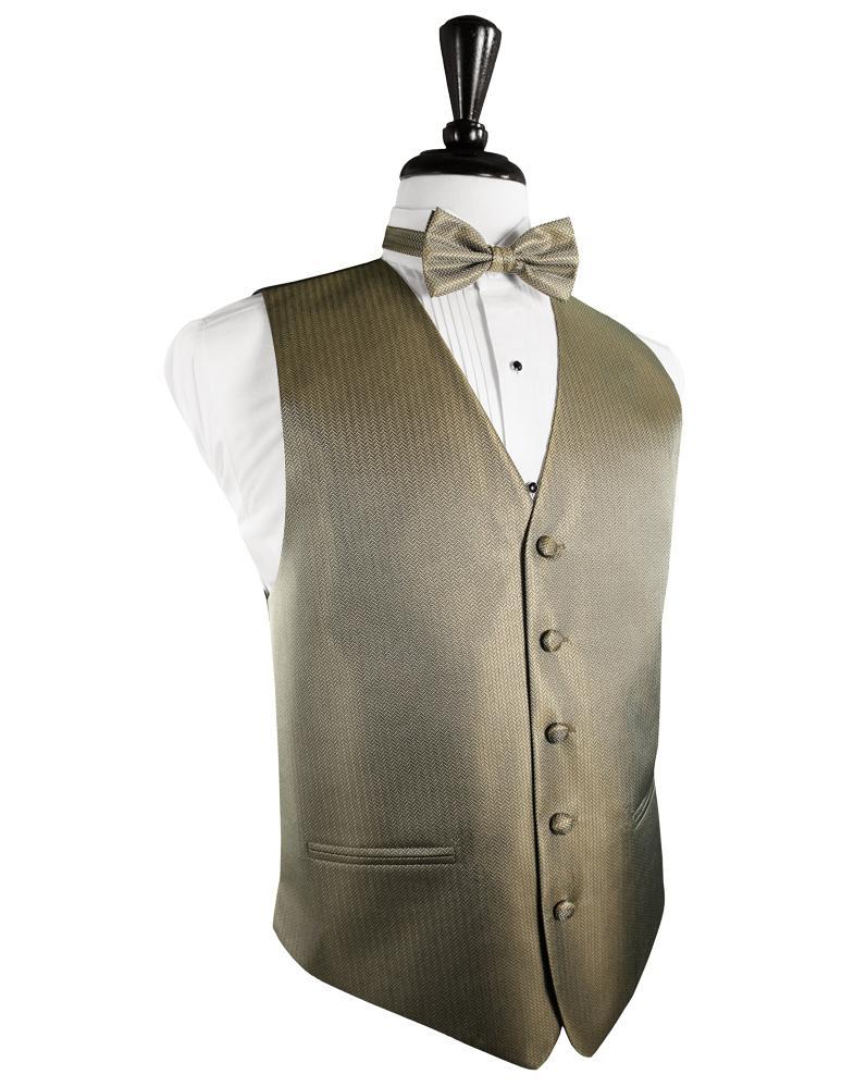 Champagne Herringbone Tuxedo Vest Champagne Herringbone Tuxedo Vest