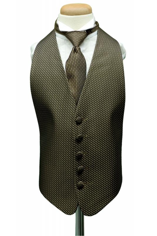 Cardi Champagne Venetian Kids Tuxedo Vest