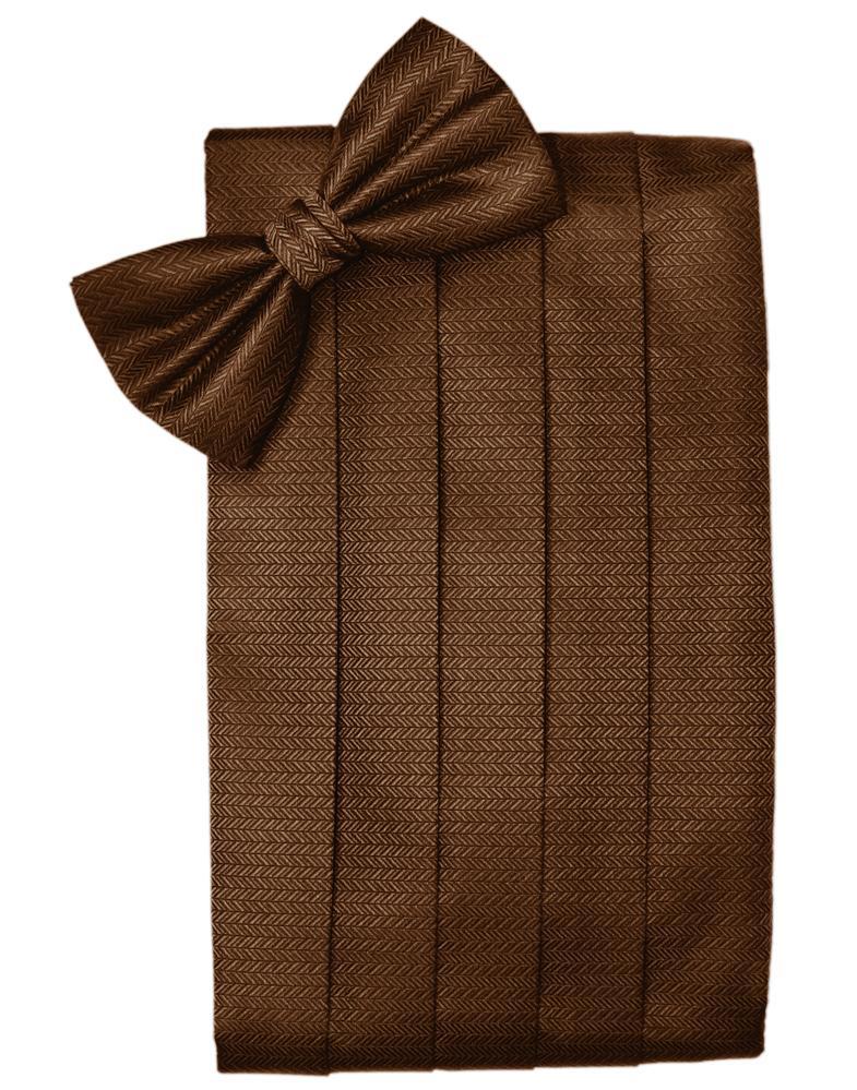 Cinnamon Herringbone Cummerbund