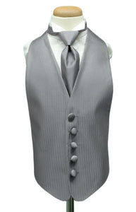 Cardi Cloudy Herringbone Kids Tuxedo Vest