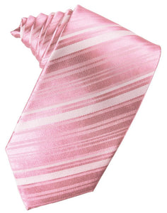 Cardi Coral Striped Silk Necktie