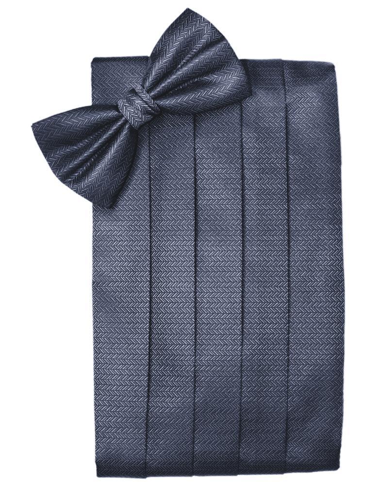 Desert Blue Herringbone Cummerbund