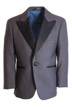 Cardi "Fitzgerald" Kids Steel Grey Tuxedo Jacket (Separates)