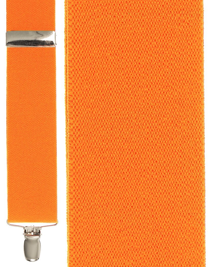Cardi "Fluorescent Orange Bostonian" Suspenders