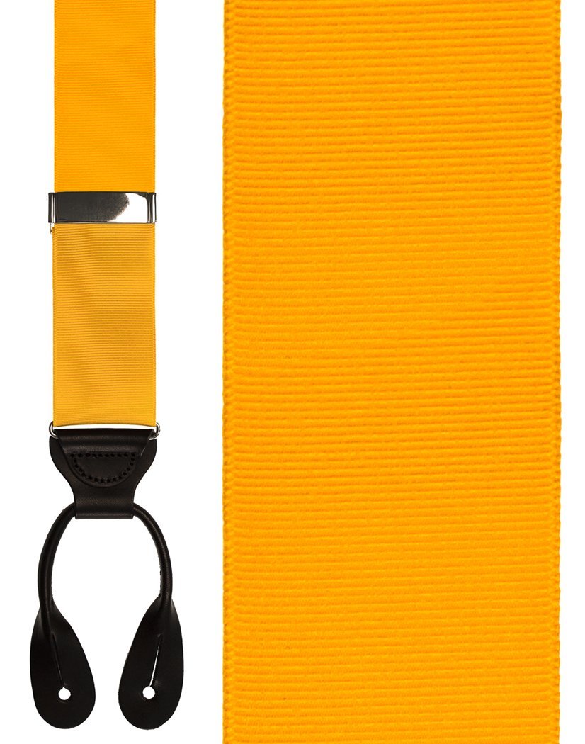 Cardi "Gold Grosgraine Ribbon II" Suspenders