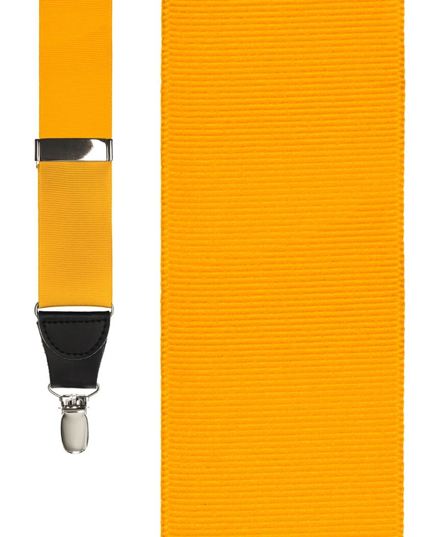 Cardi "Gold Grosgraine Ribbon" Suspenders