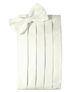 Ivory Venetian Cummerbund
