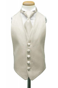 Cardi Ivory Venetian Kids Tuxedo Vest