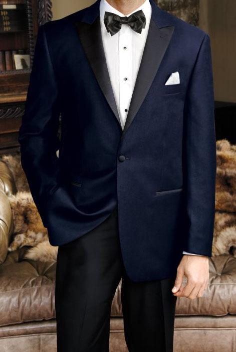 Cardi "Kensington" Navy Velvet Dinner Jacket (Separates)