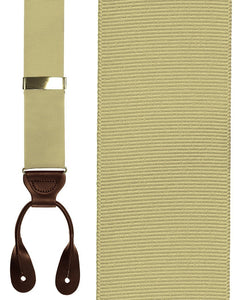 Cardi "Khaki Grosgraine Ribbon II" Suspenders